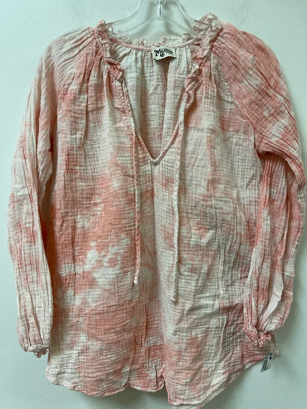 Top Long Sleeve By Show Me Your Mumu In Pink, Size: Xs Rugged Men's Outdoor 