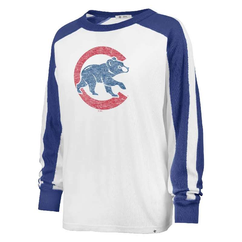 Chicago Cubs Women's Premier Caribou Long Sleeve T Shirt Confident Men's High