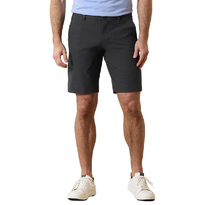 Tommy Bahama 10-Inch Chip Shot Shorts - Black Relaxed Men's Beach