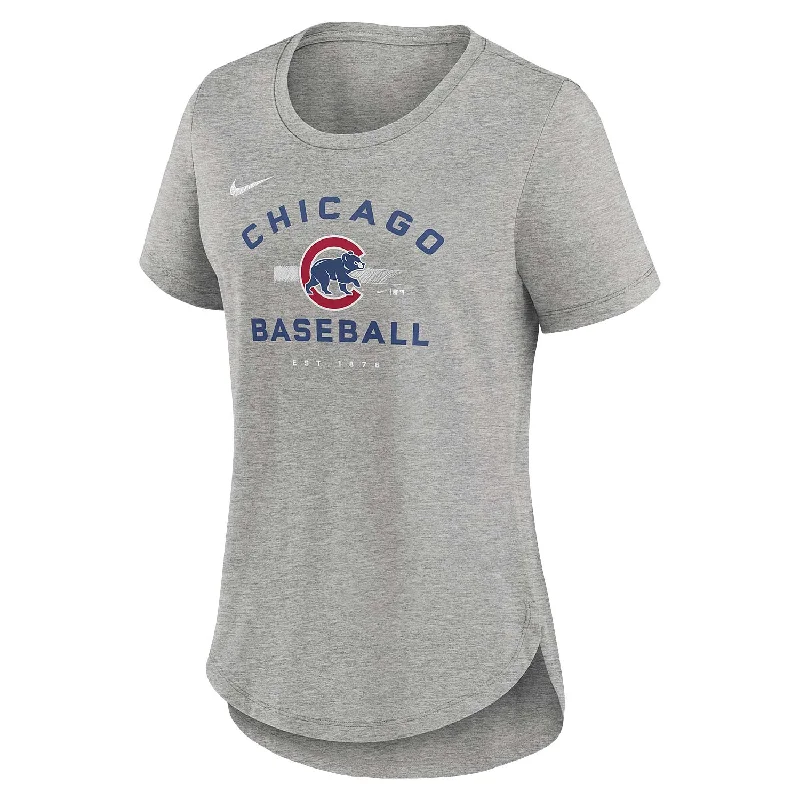 Chicago Cubs Women's Nike Hot Prospect T-Shirt Street