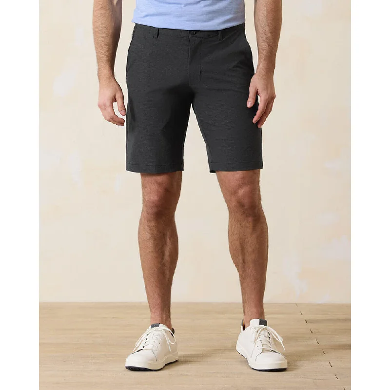 Tommy Bahama Big & Tall Chip Shot Shorts - Black Hip Men's Retro