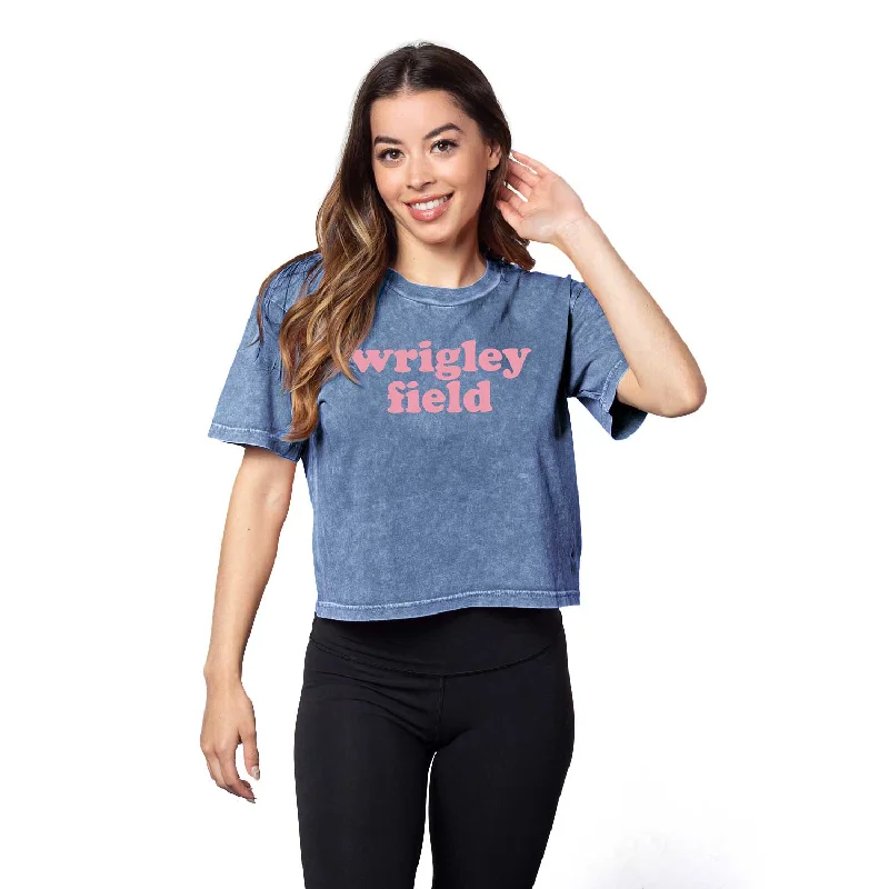 Wrigley Field Women's Short And Sweet Retro T-Shirt Street