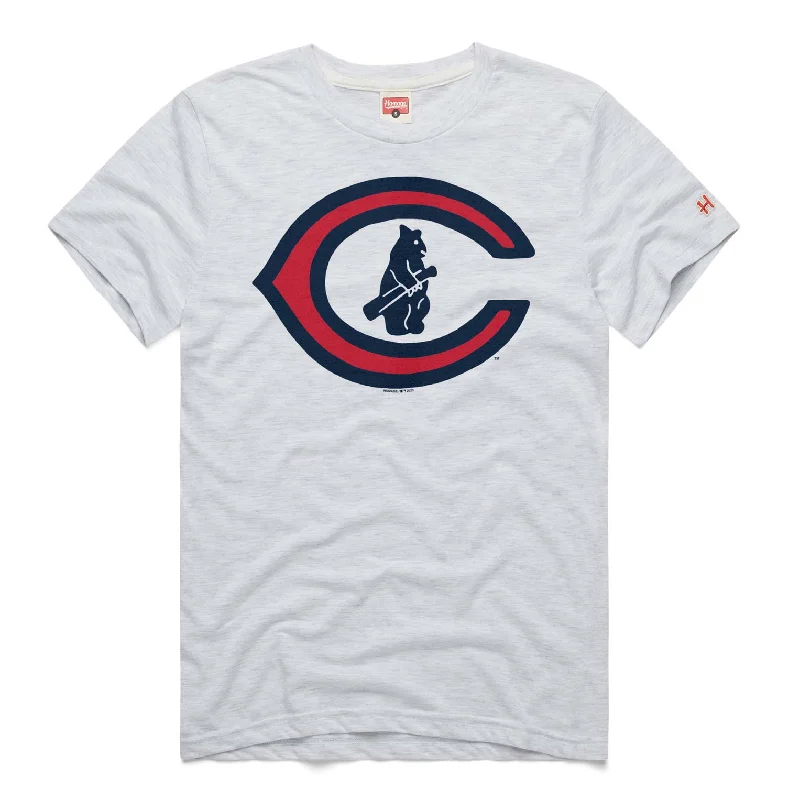 Chicago Cubs Homage Grey 1931 T-Shirt Earthy Men's Hemp