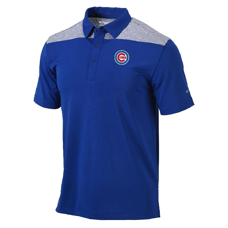 Chicago Cubs Columbia Utility Polo Laid