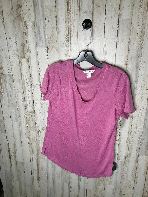 Pink Athletic Top Short Sleeve Athleta, Size S Practical Men's Multi