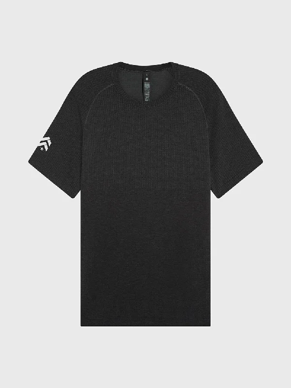 LULULEMON GRAPHITE GREY/BLK METAL VENT TECH SHORT SLEEVE Adventure