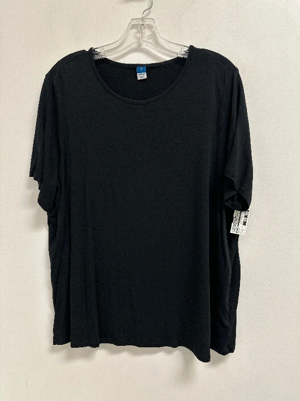 Top Short Sleeve By Old Navy In Black, Size: Xl Practical Men's Quick