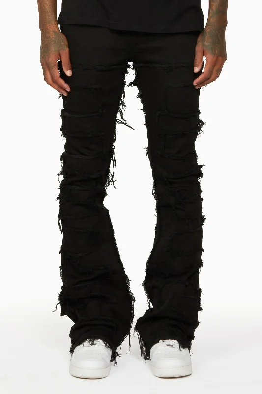 Shake Black Stacked Flare Jean Rugged Men's Outdoor 