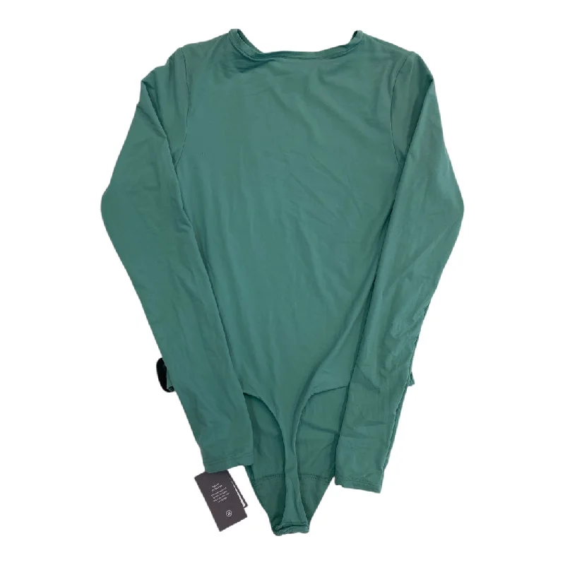 Top Ls Basic By Auden In Green, Size:S Cclassic Men's Tweed