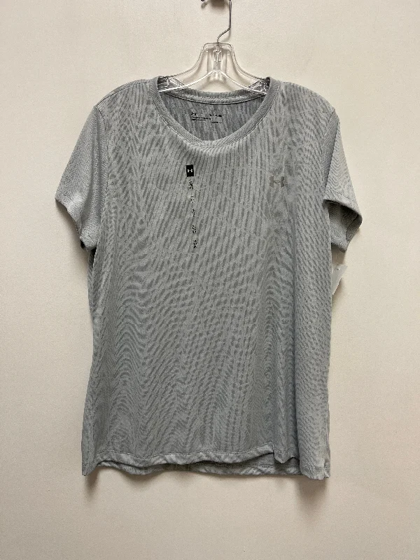 Grey Athletic Top Short Sleeve Under Armour, Size Xl Sophisticated Men's 