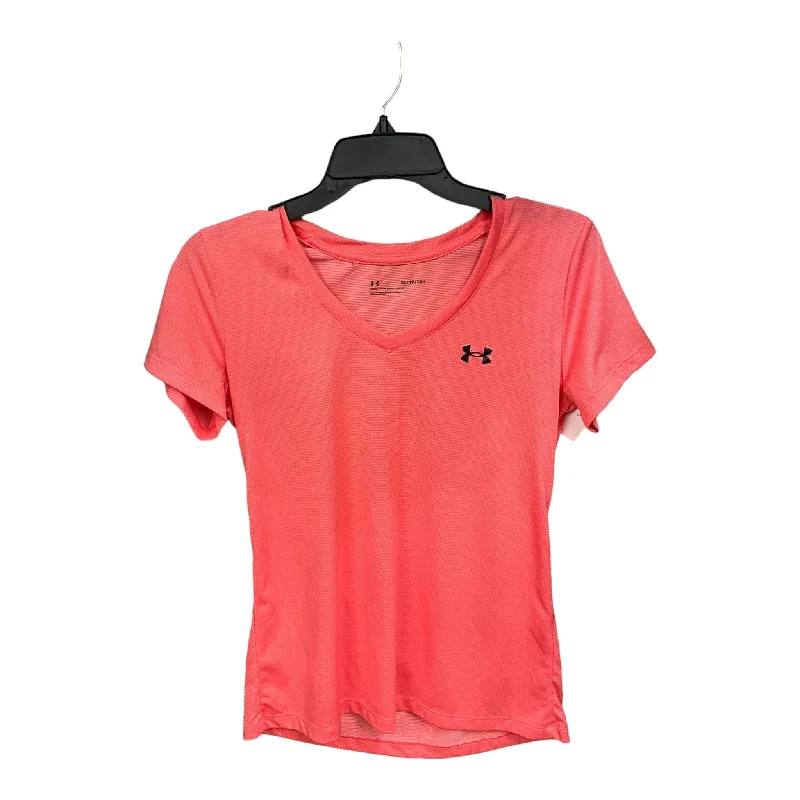 Coral Athletic Top Short Sleeve Under Armour, Size Xs Hip Men's Urban