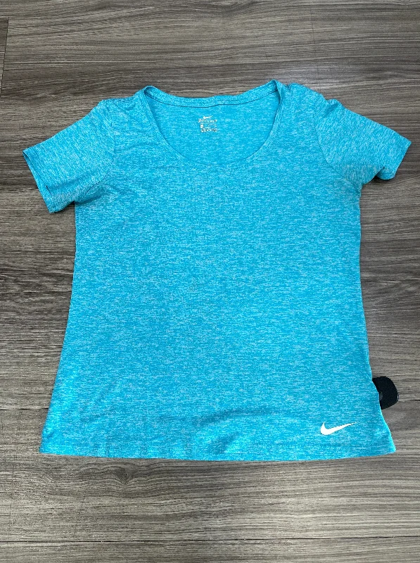 Blue Athletic Top Short Sleeve Nike, Size M Cozy Men's Winter