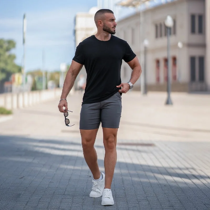 Ultra-Stretch 7" Chino Shorts - Charcoal Monochromatic All