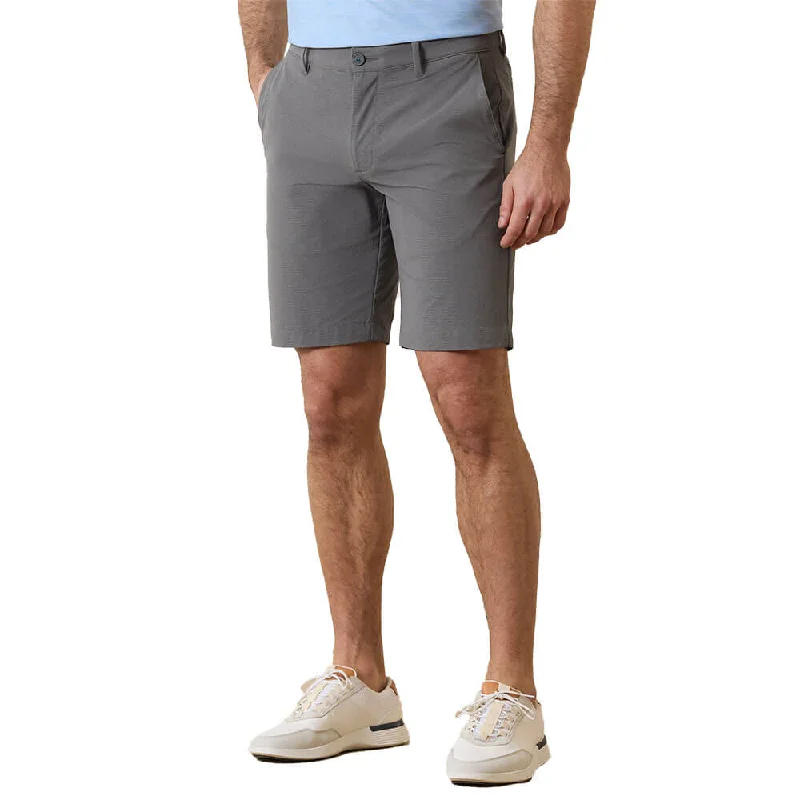 Tommy Bahama 10-Inch Chip Shot Shorts - Fog Grey Traditional Men's Wool