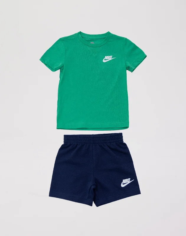 Nike French Terry Shorts Set Pre-School Trendy Men's Oversized