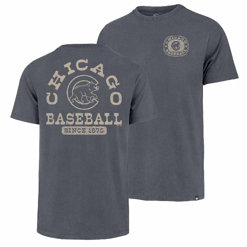 Chicago Cubs Back Canyon Franklin T Shirt Masculine Men's Thick