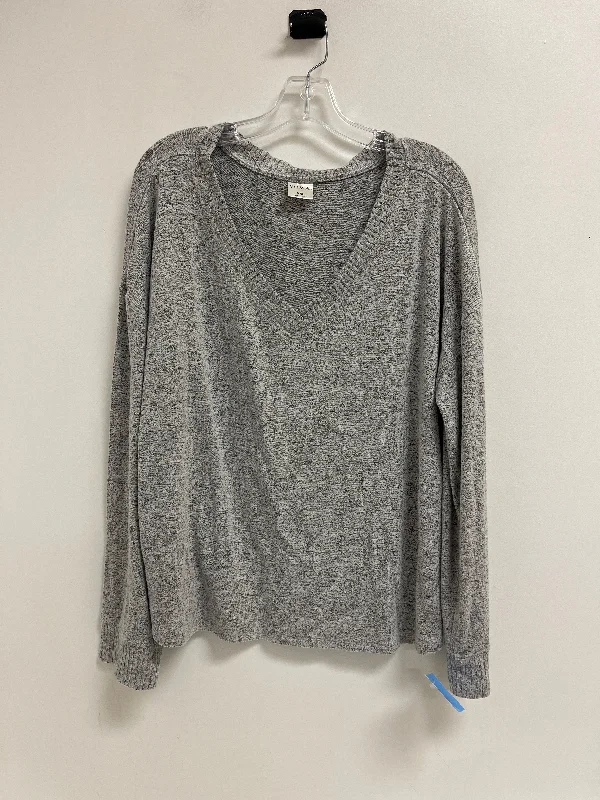 Top Long Sleeve By Soma In Grey, Size: 2x Elegant Men's Cashmere