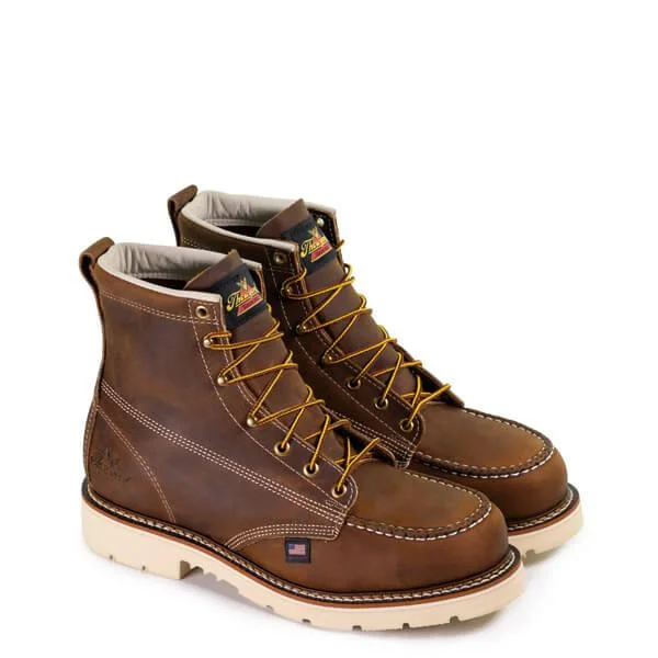 American Heritage - 6" Trail Crazyhorse - Moc Toe - MAXwear90 (Steel Toe) Laid