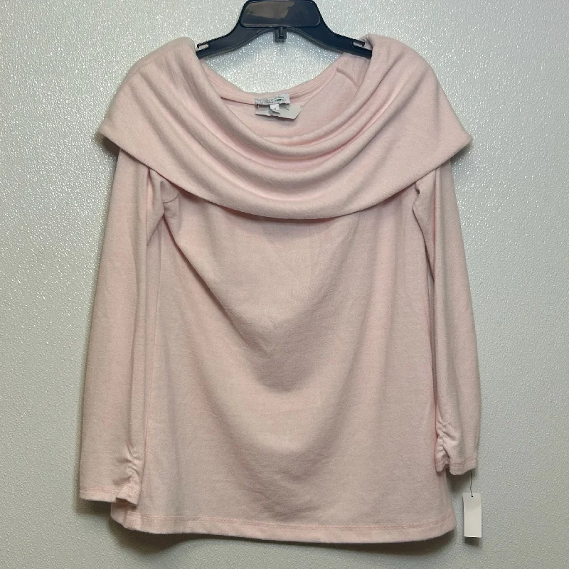 Pink Top Long Sleeve Talbots O, Size M Sophisticated Men's French