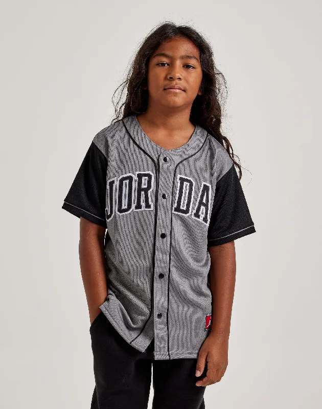 Jordan HBR Baseball Jersey Grade-School Practical Men's Quick