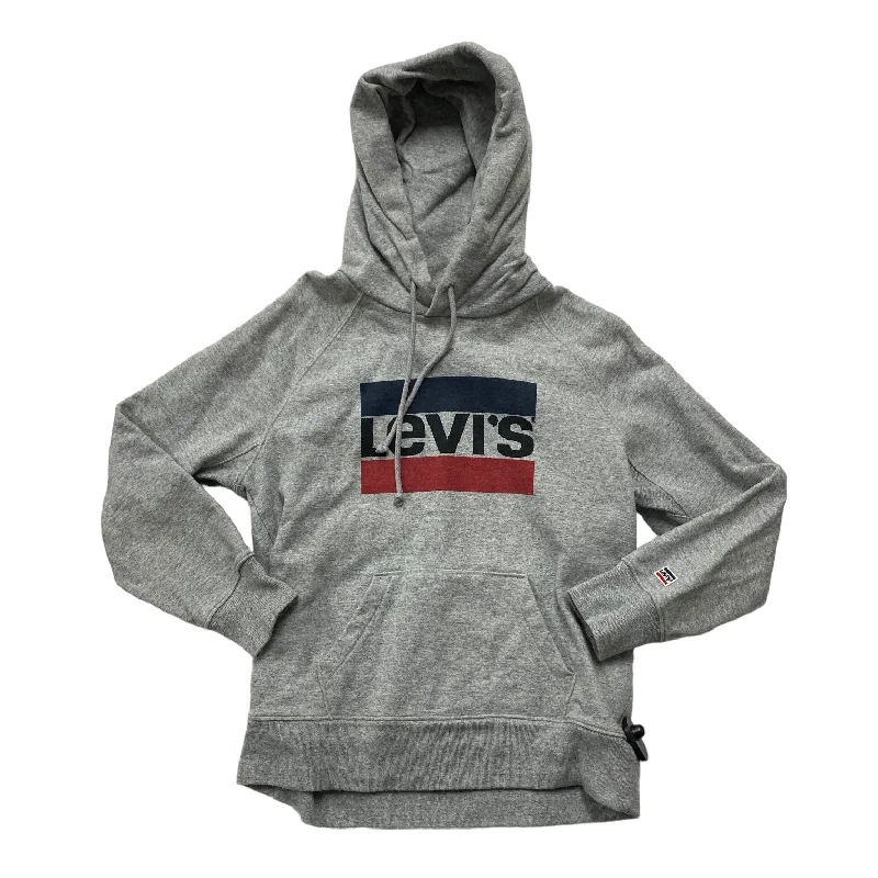 Athletic Top Long Sleeve Hoodie By Levis  Size: S Gym