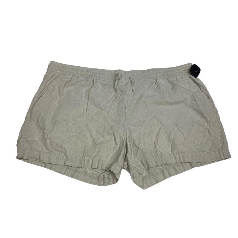 Cream Shorts Old Navy, Size Xxl Monochromatic All