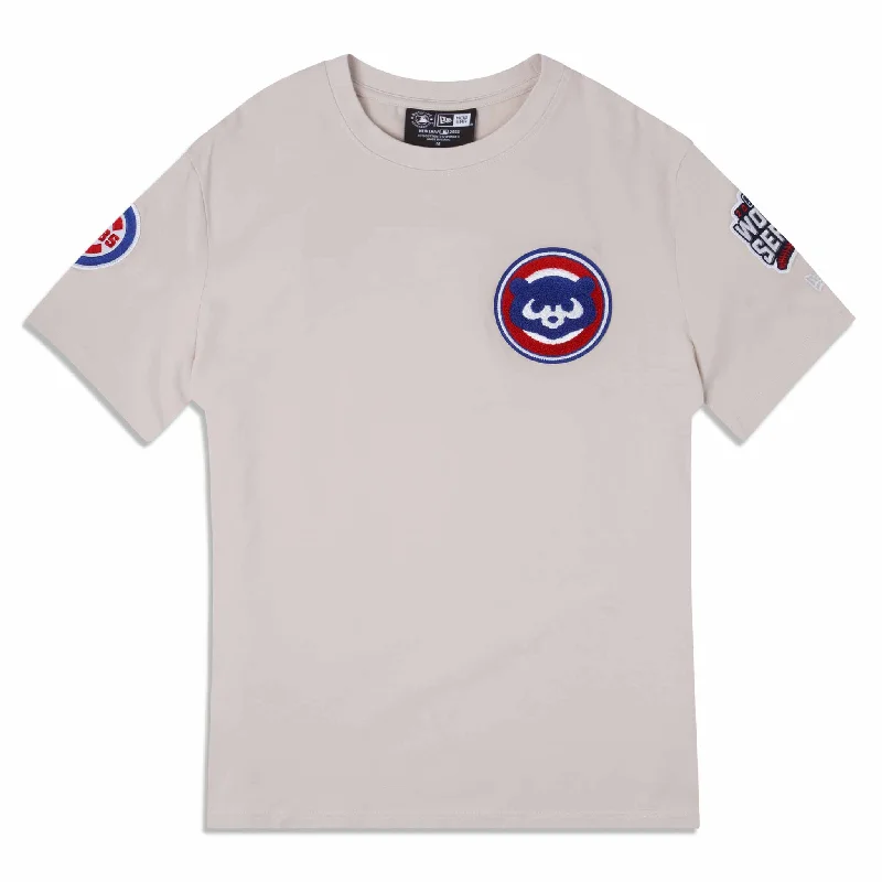 Chicago Cubs 1984 Cream Logo Select T-Shirt Dynamic Men's Glow