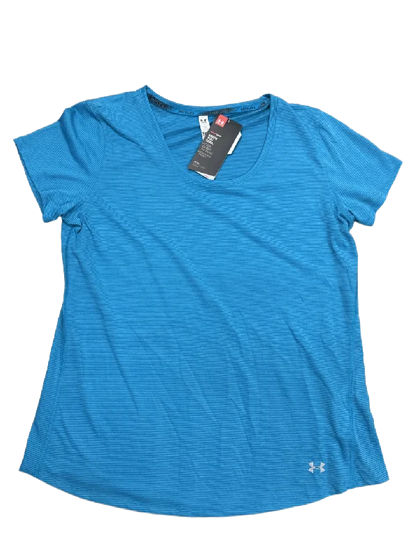 Athletic Top Short Sleeve By Under Armour  Size: L Bold Men's Animal