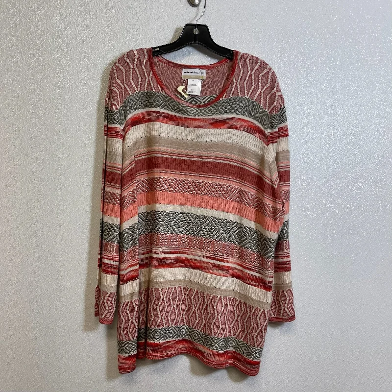 Print Top Long Sleeve Alfred Dunner, Size 2x Streetwear Style