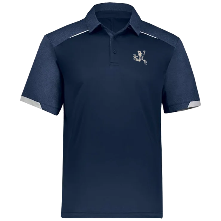 Russell Athletic Legend Bone Frog Navy Polo Cozy Men's Sherpa