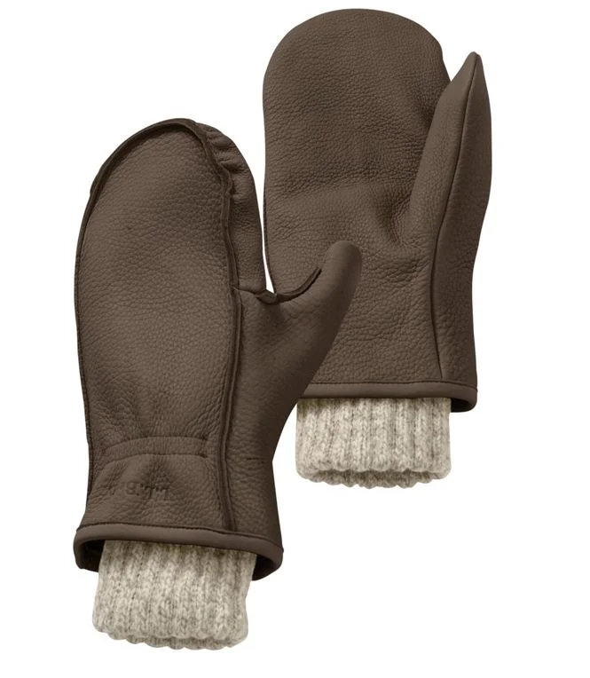 L.L.Bean Classic Buckskin Chopper Mittens Adventure