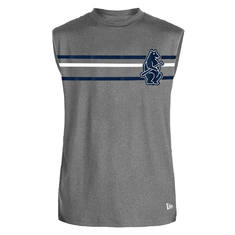 Chicago Cubs 1914 Brushed Heather Tank Top Dapper Men's Bow