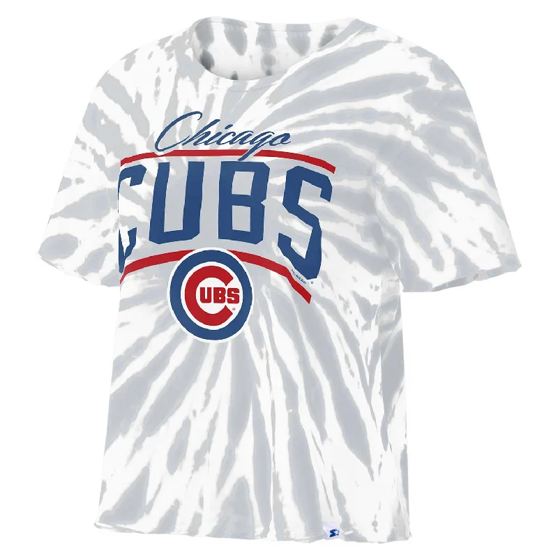 Chicago Cubs Women's Starter Tie Dye Zone Blitz T-Shirt Casual Men's Short