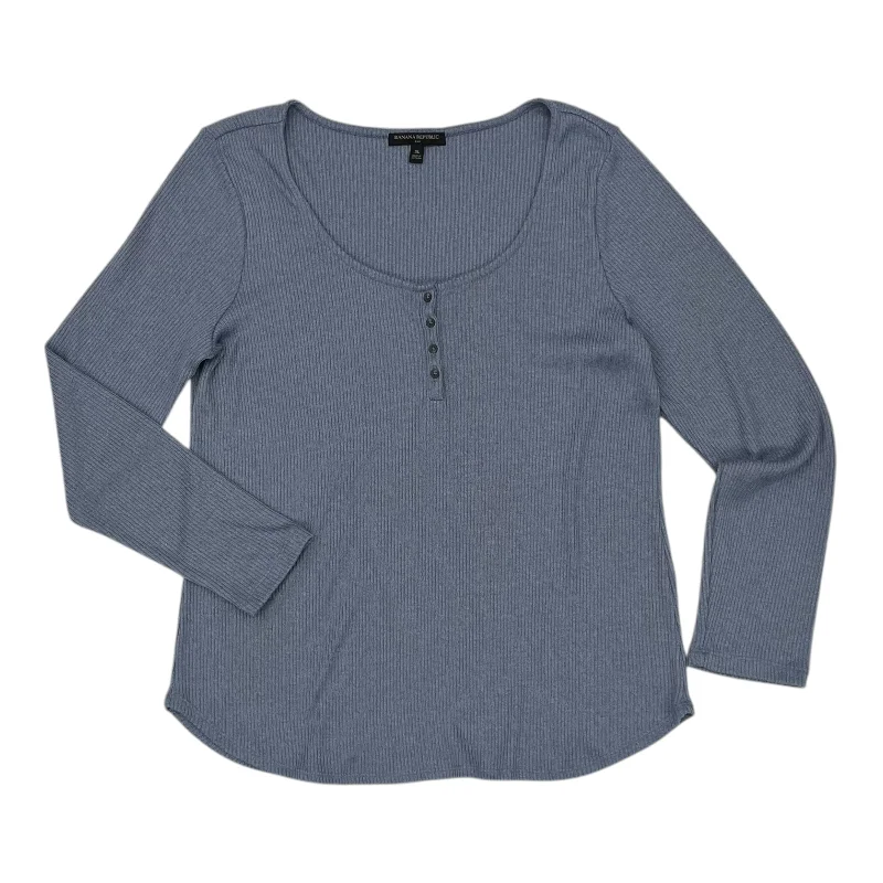 Top Ls By Banana Republic In Blue, Size:Xl Adventure