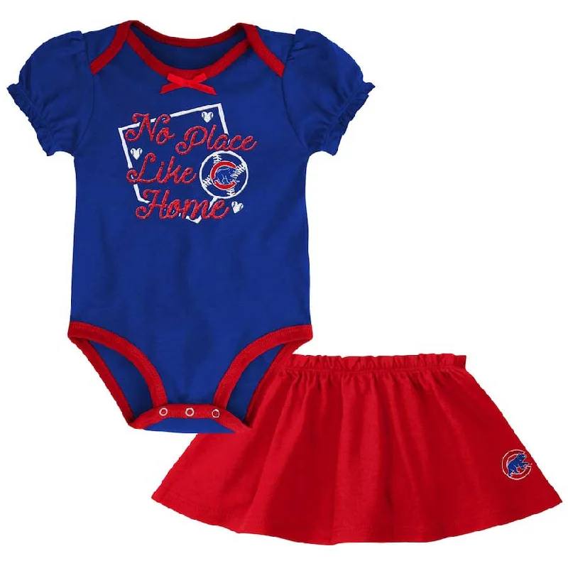 Chicago Cubs Infant Girls Outfield Skirt & Creeper Set Tough Men's Military