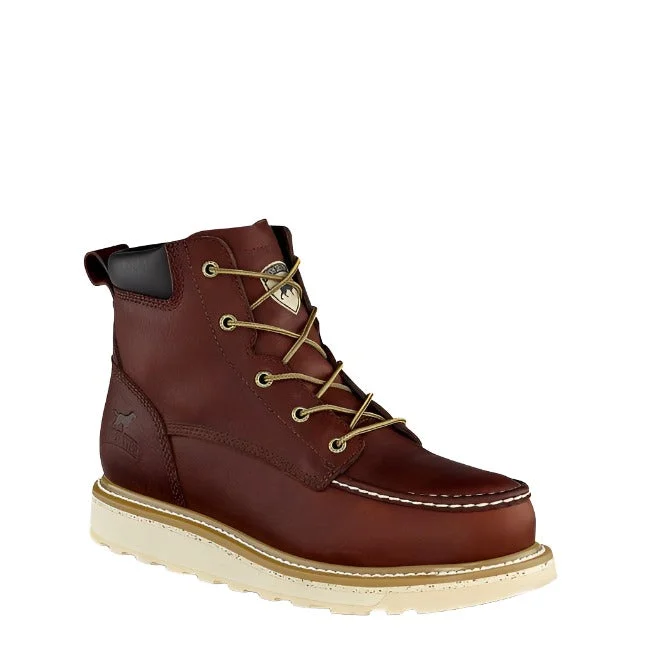 Ashby: 6" Leather Boot (Safety Toe) Trendy Men's Oversized