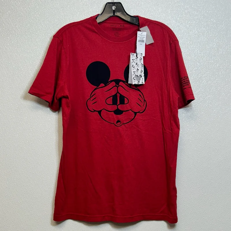 Disney Top Short Sleeve Basic American Eagle, Size S Tailored