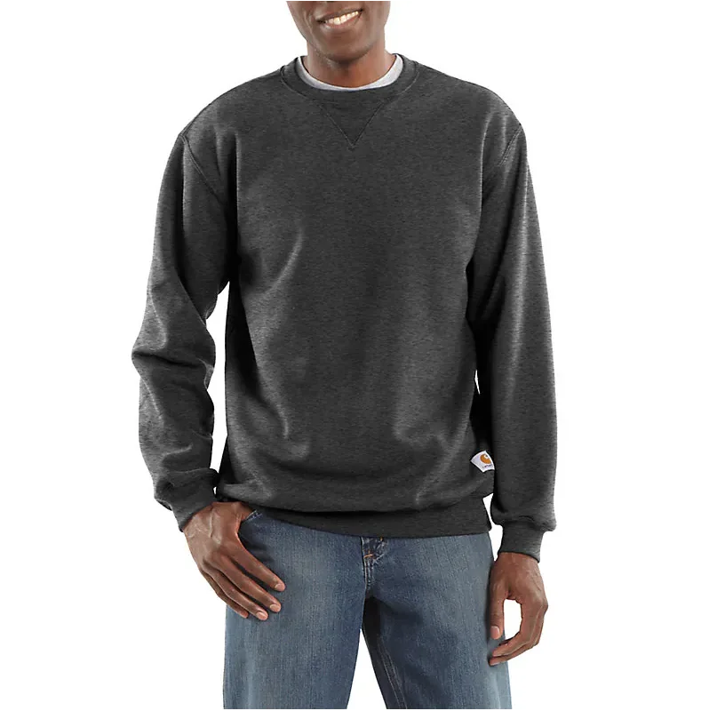 K124 Loose Midweight Crewneck Sweatshirt - Carbon Casual Men's Short