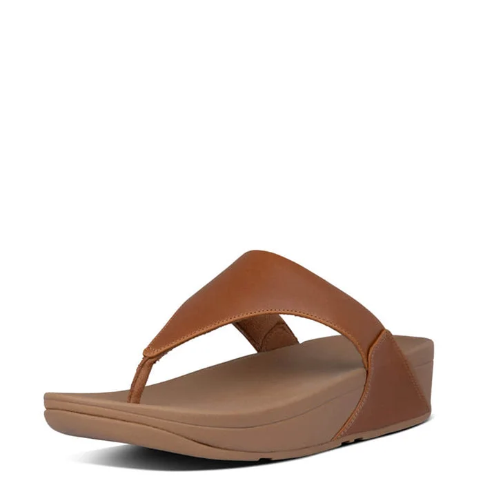 FitFlop Lulu Leather Sandals - Light Tan Tough Men's Tactical