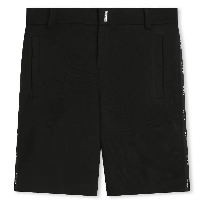 Black Ceremony Bermuda Trendy Men's Scandinavian