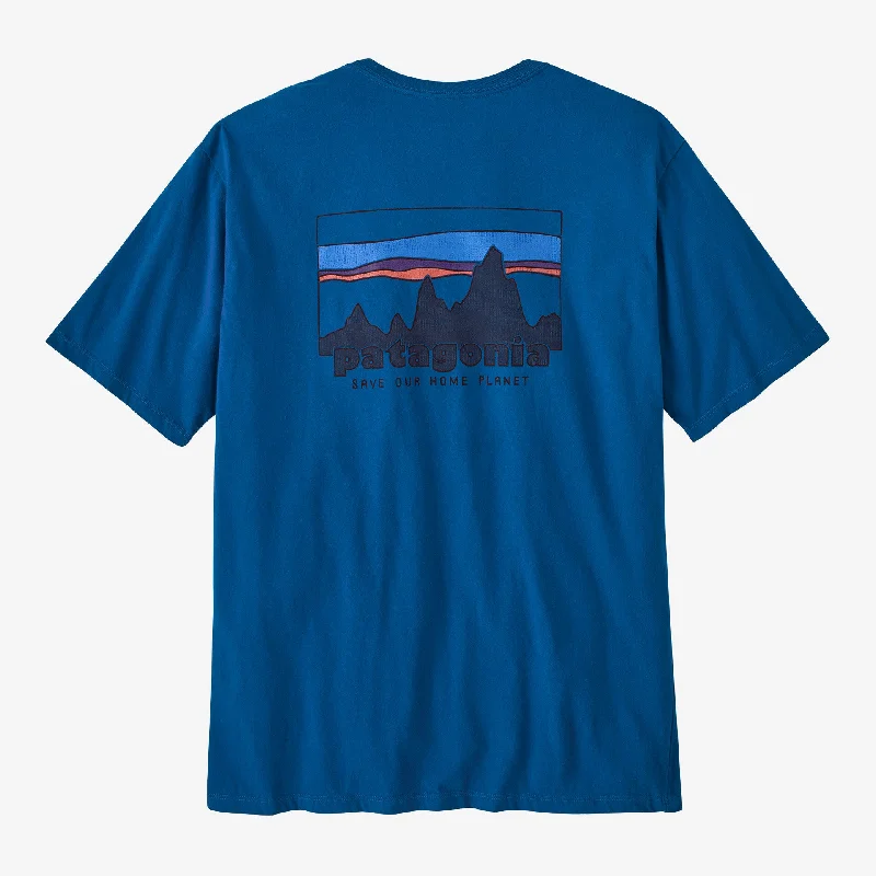 M's '73 Skyline Organic T-Shirt Unique Men's Upcycled