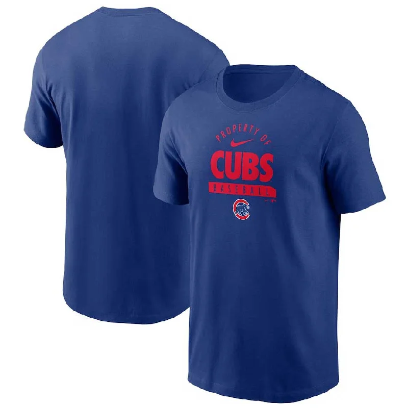 Chicago Cubs Nike Property Of Royal T-Shirt Refined Men's Hand