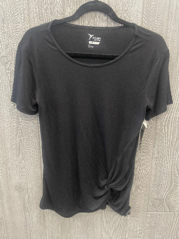 Black Athletic Top Short Sleeve Old Navy, Size S Refined Men's Classic 