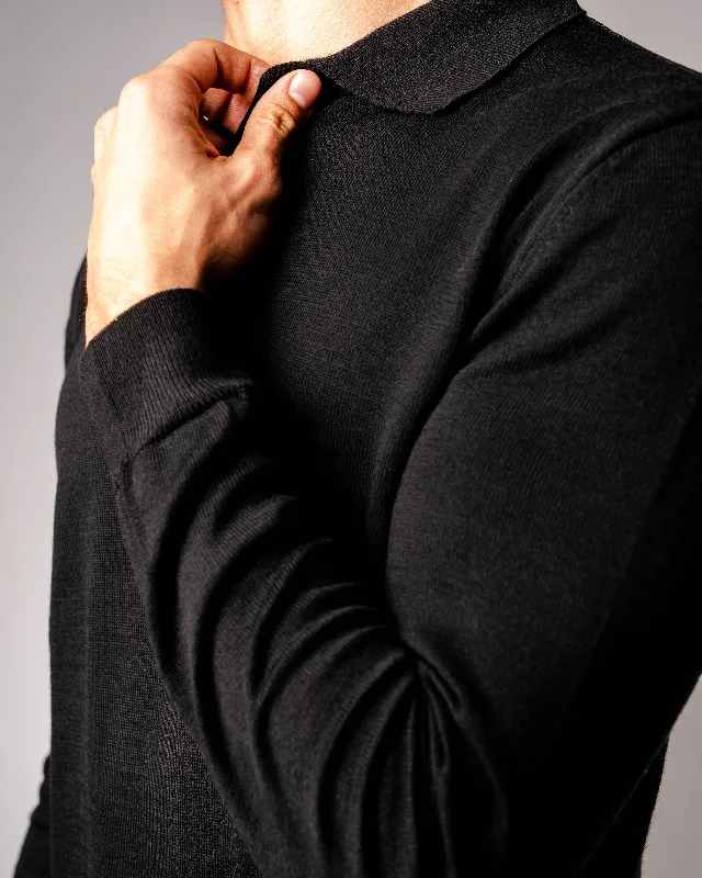 Knitted Polo Sweatshirt Tough Men's Tactical