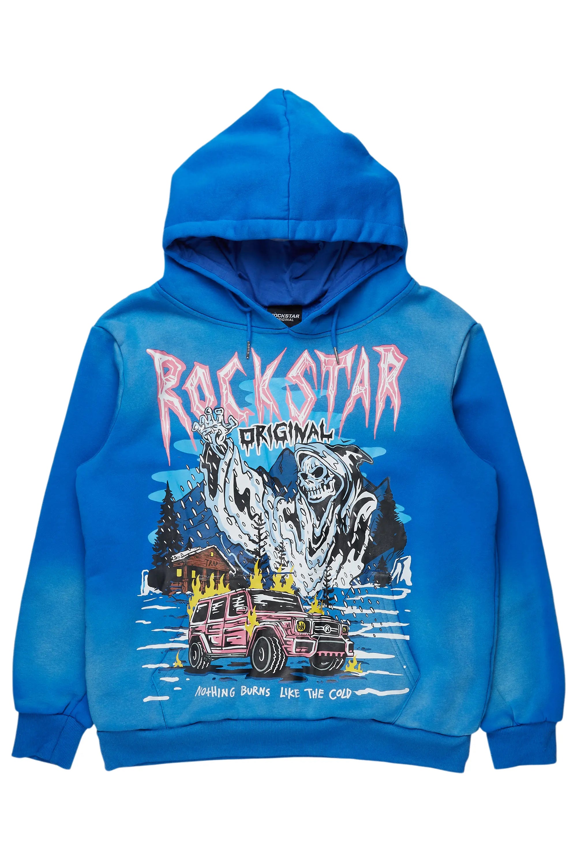 Kip Royal Blue Graphic Hoodie Dapper Men's Bow