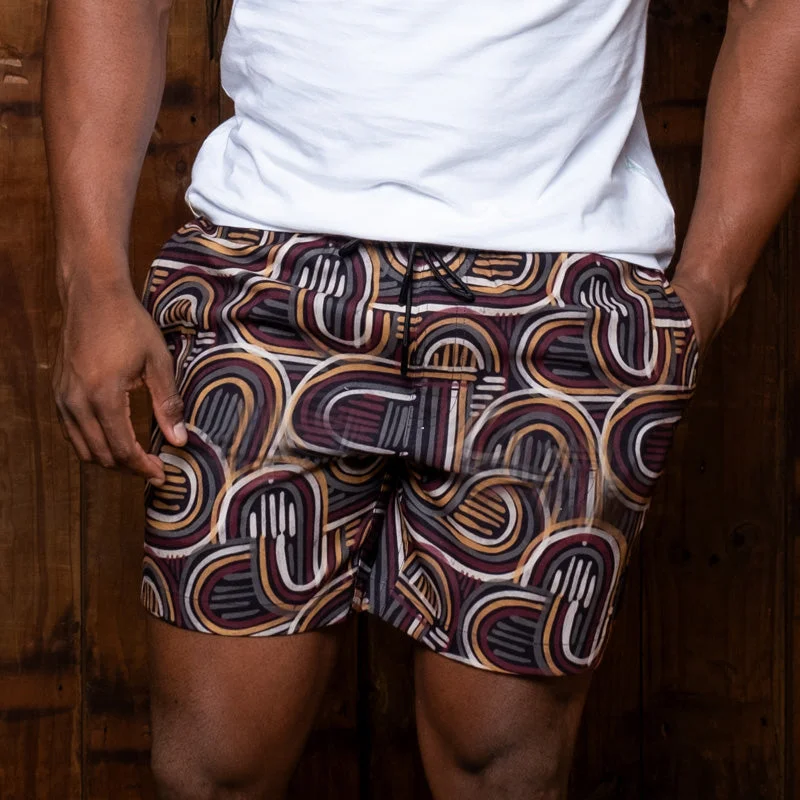 Watercolour Painterly Resort Short 24-25 Mamba Rugged Men's Outdoor 