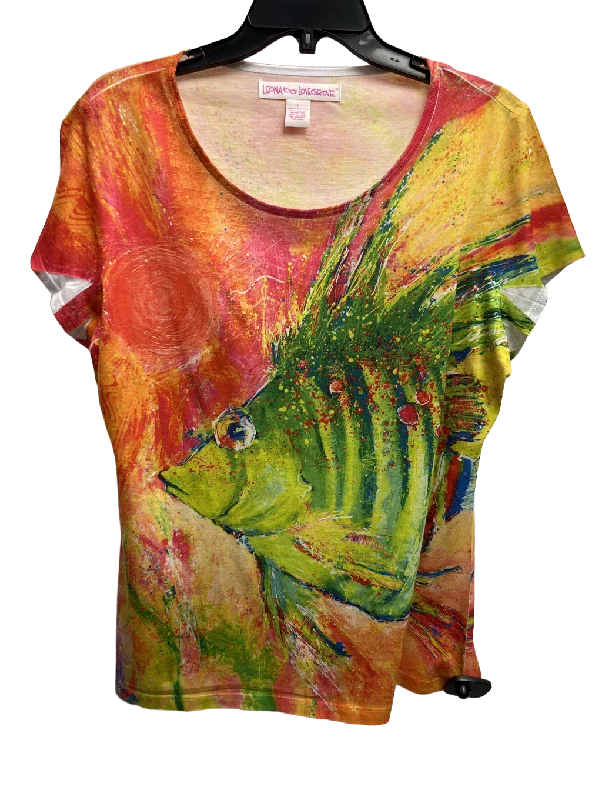 Top Short Sleeve By Leoma Lovegrove  Size: L Gym