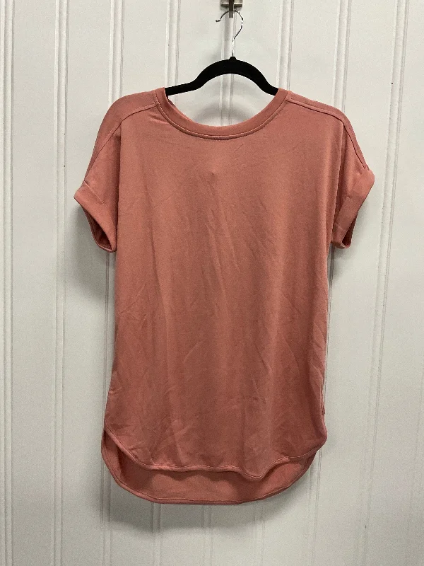 Top Short Sleeve By Cupio In Pink, Size: M Monochromatic Office Style