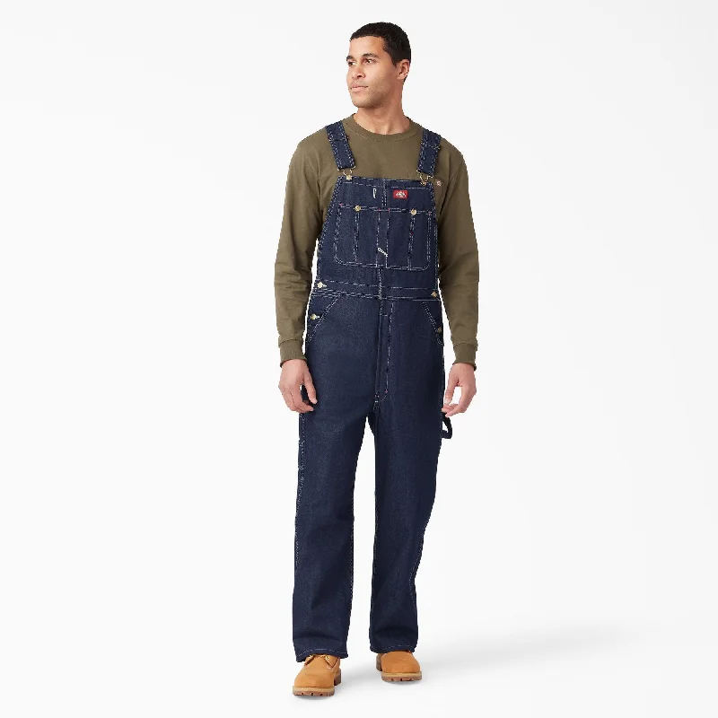 Indigo Bib Overalls, Indigo Blue Practical Men's Quick