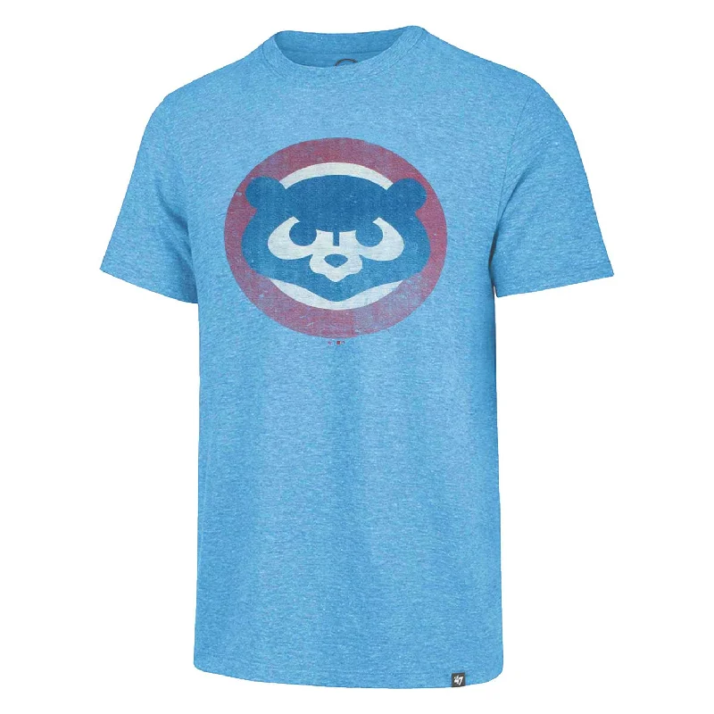 Chicago Cubs Carolina Grit '84 Scrum T-Shirt Monochromatic Office Style